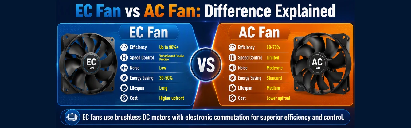 EC Fan vs AC Fan: Difference Explained