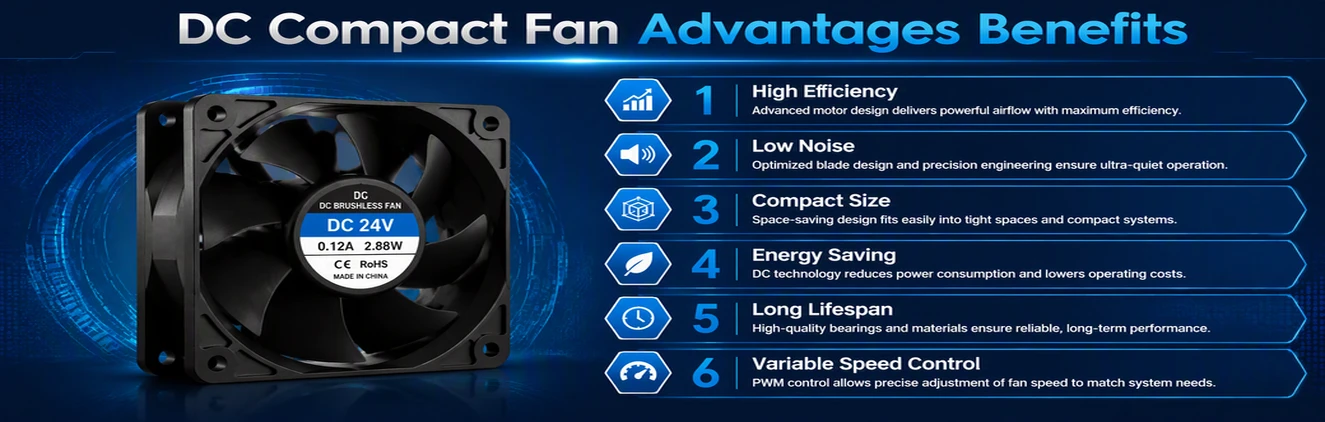 DC Compact Fan Advantages and Benefits