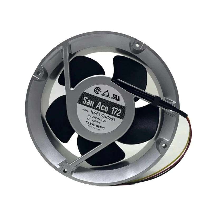 109E1724C503 | Sanyo Denki 24VDC DC Axial Fan for UPS, server and telecom equipment cooling