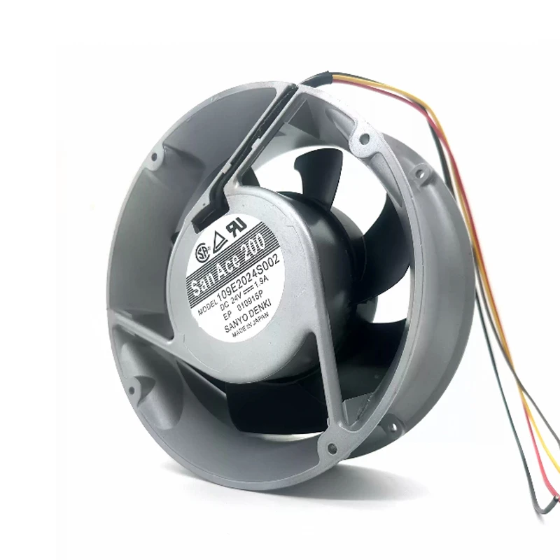 109E2024S002 | Sanyo Denki 24VDC 45.6W DC Axial Fan for UPS, server and telecom equipment cooling