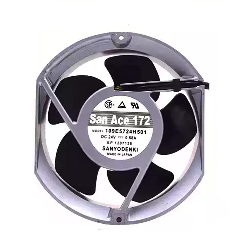 109E5724H501 | Sanyo Denki 24VDC 13.92W DC Axial Fan for UPS, server and telecom equipment cooling