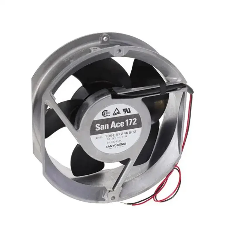 109E5724K502 | Sanyo Denki 24VDC 31.2W DC Axial Fan for UPS, server and telecom equipment cooling