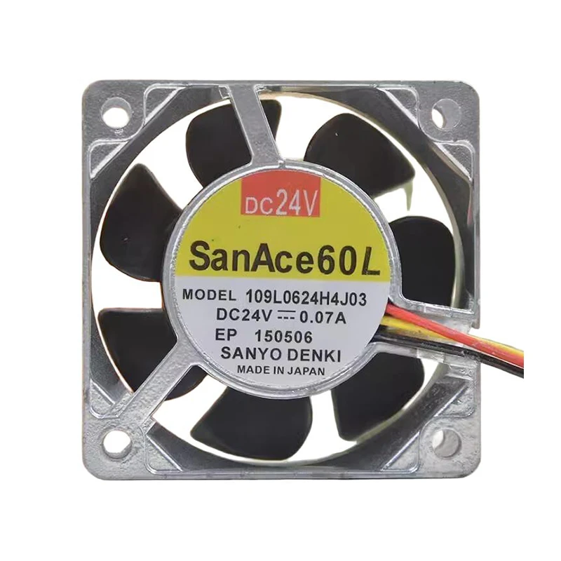 109L0624H4J03 | Sanyo Denki 24VDC DC Axial Fan for UPS, server and telecom equipment cooling