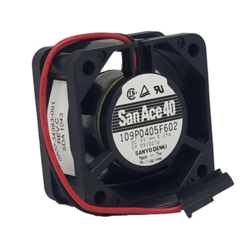 109P0405F602 | Sanyo Denki 5VDC DC Axial Fan for UPS, server and telecom equipment cooling