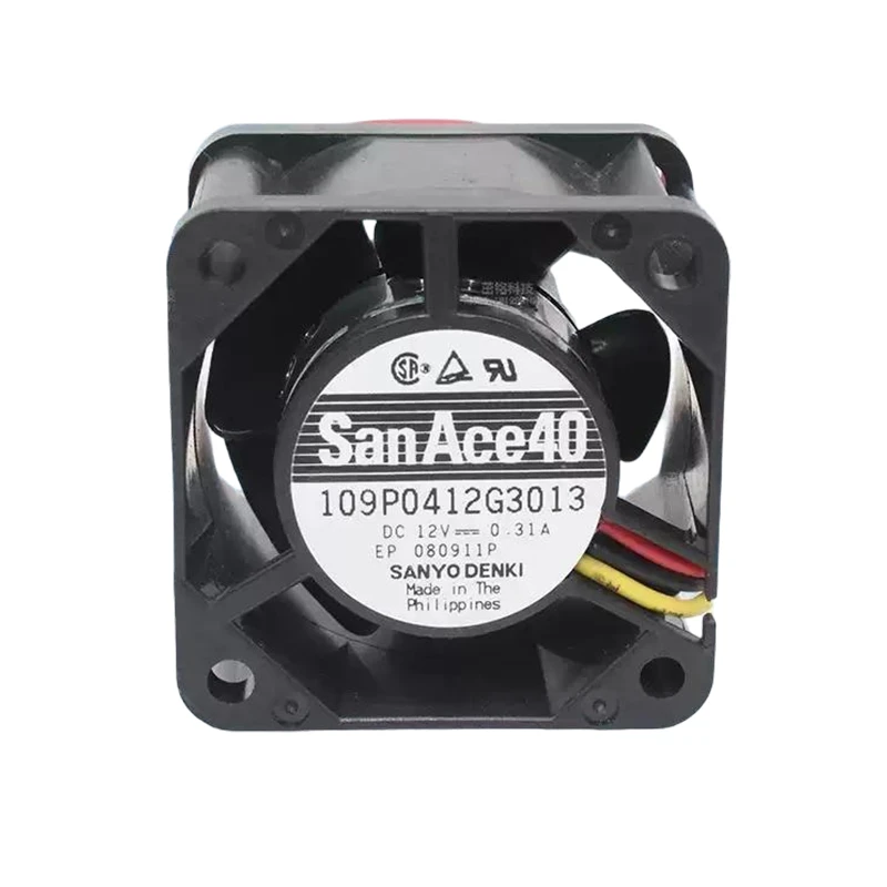 109P0412G3013 | Sanyo Denki 12VDC 3.72W DC Axial Fan for UPS, server and telecom equipment cooling