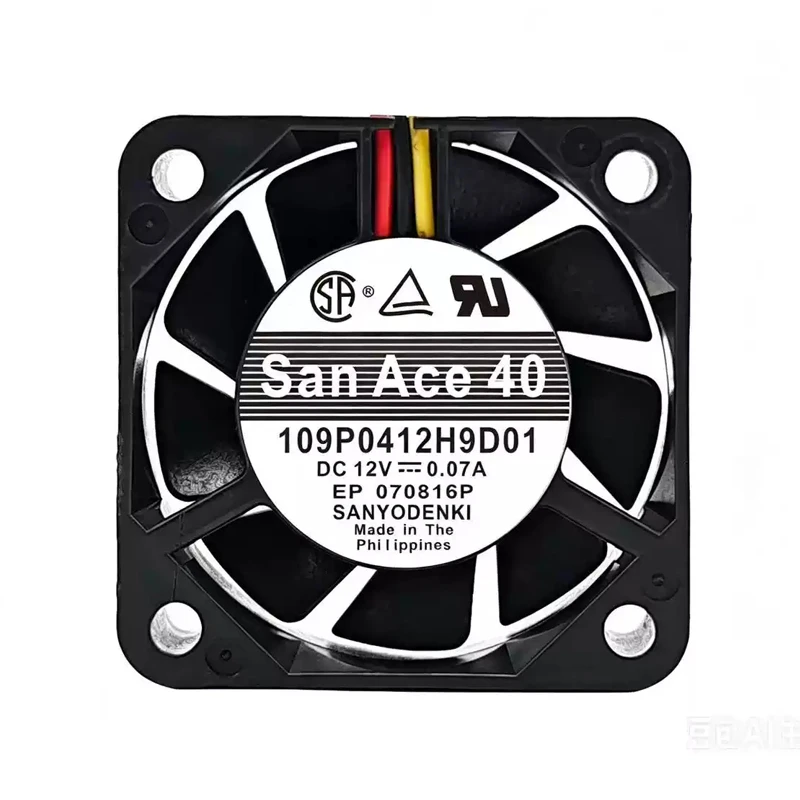 109P0412H9D01 | Sanyo Denki 12VDC 0.84W DC Axial Fan for UPS, server and telecom equipment cooling
