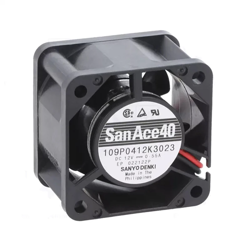 109P0412K3023 | Sanyo Denki 12VDC 6.6W DC Axial Fan for UPS, server and telecom equipment cooling