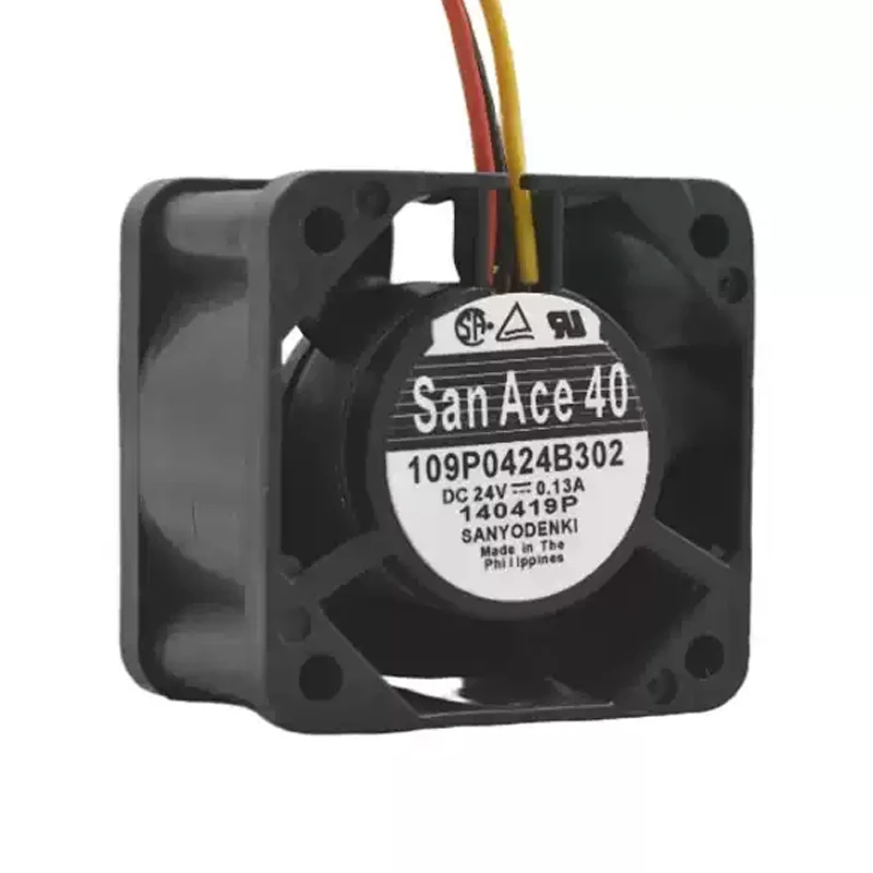 109P0424B302 | Sanyo Denki 24VDC 3.12W DC Axial Fan for UPS, server and telecom equipment cooling