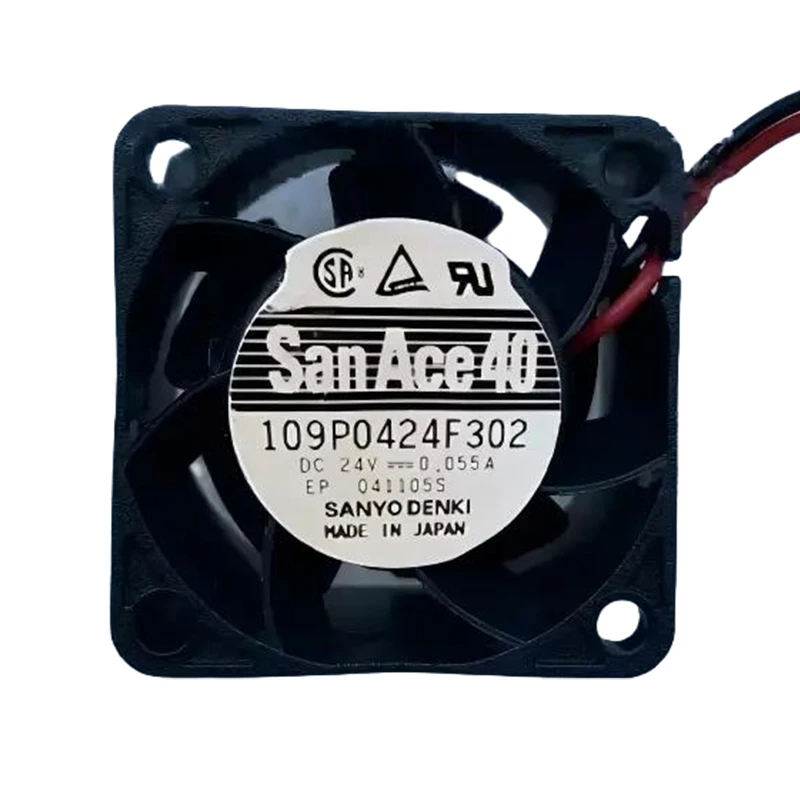 109P0424F302 | Sanyo Denki 24VDC 1.32W DC Axial Fan for UPS, server and telecom equipment cooling