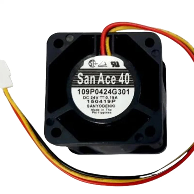 109P0424G301 | Sanyo Denki 24VDC 4.56W DC Axial Fan for UPS, server and telecom equipment cooling