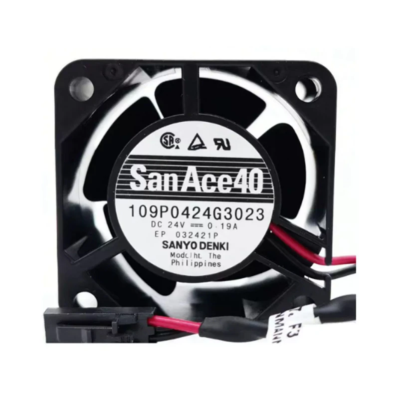 109P0424G3023 | Sanyo Denki 24VDC 4.56W DC Axial Fan for UPS, server and telecom equipment cooling