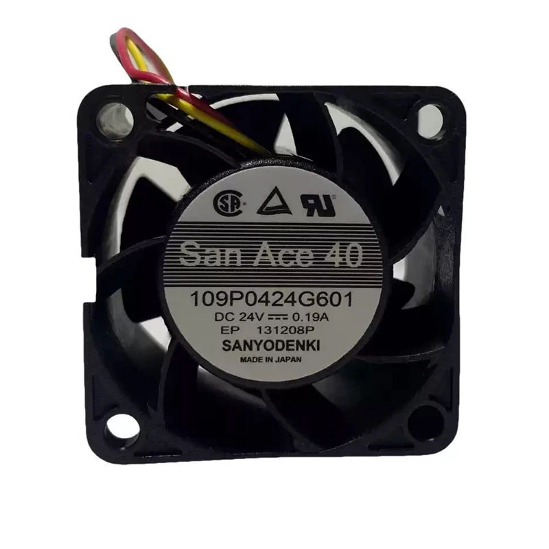 109P0424G601 | Sanyo Denki 24VDC 3.6W DC Axial Fan for UPS, server and telecom equipment cooling
