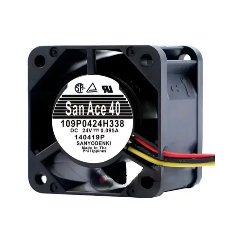 109P0424H338 | Sanyo Denki 24VDC DC Axial Fan for UPS, server and telecom equipment cooling