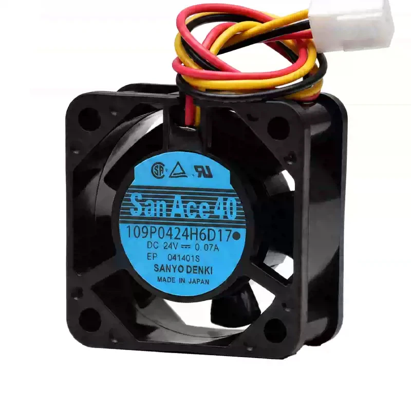 109P0424H6D17 | Sanyo Denki 24VDC DC Axial Fan for UPS, server and telecom equipment cooling