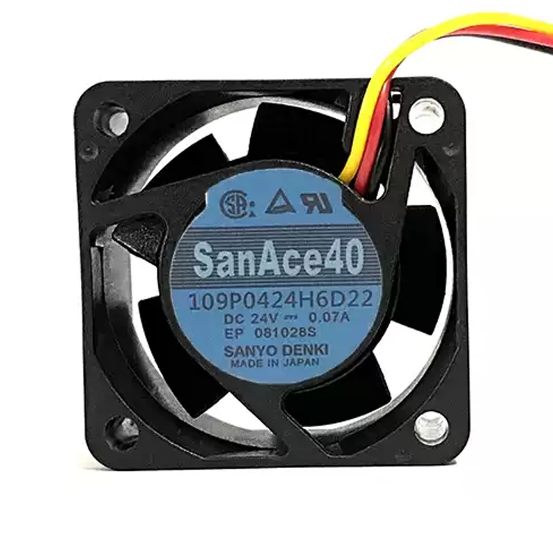 109P0424H6D22 | Sanyo Denki 24VDC DC Axial Fan for UPS, server and telecom equipment cooling