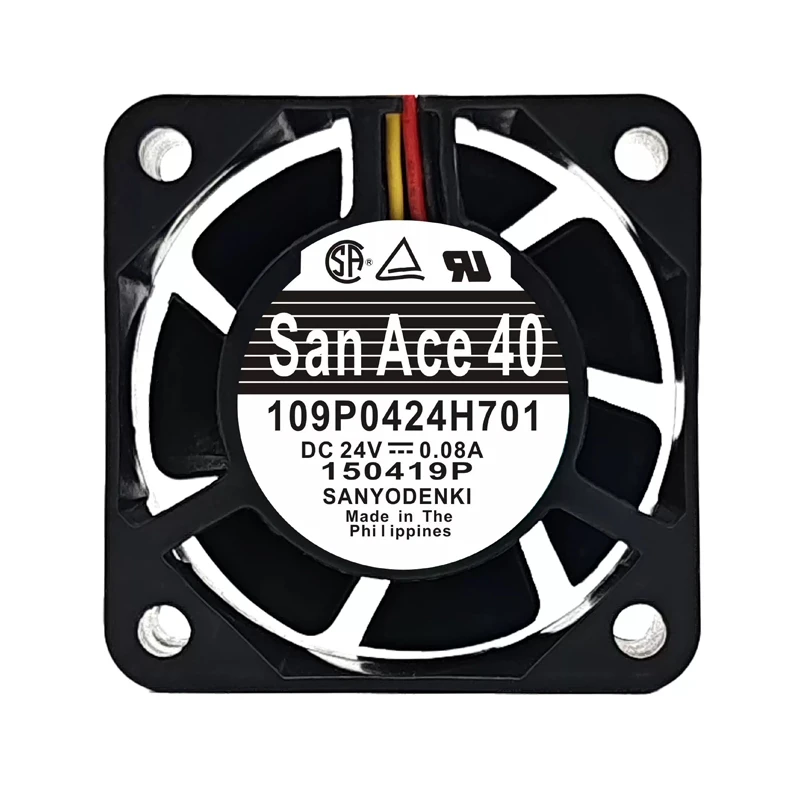 109P0424H701 | Sanyo Denki 24VDC 1.92W DC Axial Fan for UPS, server and telecom equipment cooling