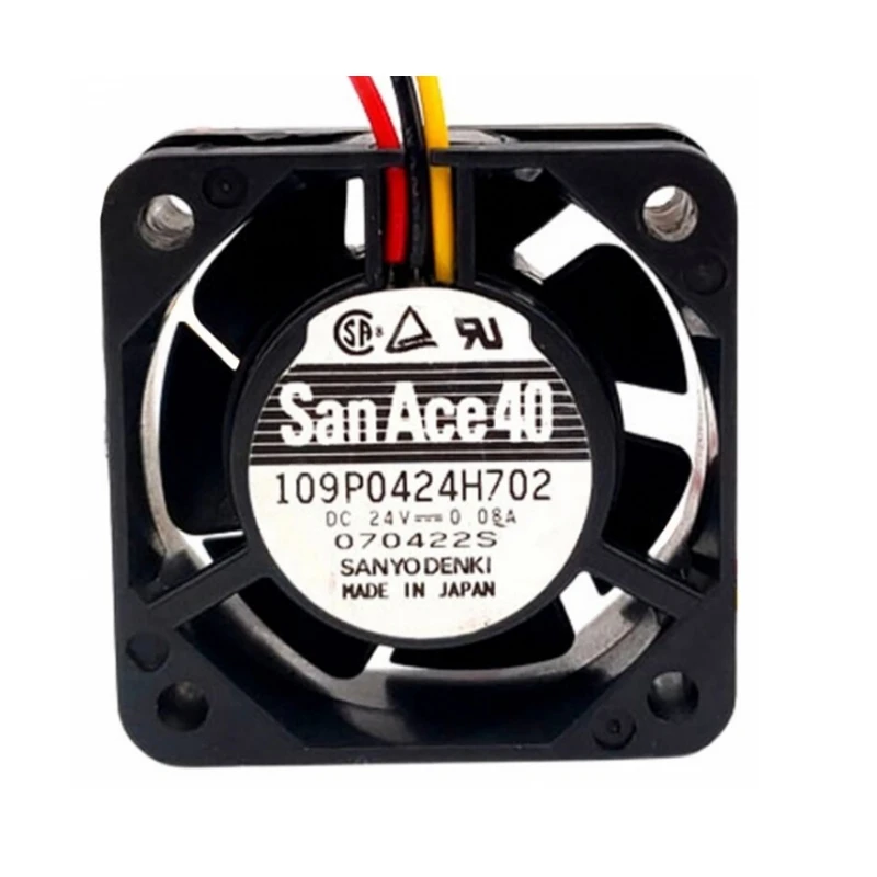 109P0424H702 | Sanyo Denki 24VDC 1.92W DC Axial Fan for UPS, server and telecom equipment cooling
