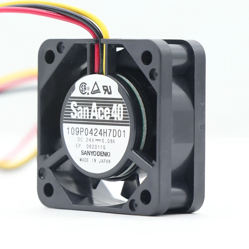 109P0424H7D01 | Sanyo Denki 24VDC 1.92W DC Axial Fan for UPS, server and telecom equipment cooling