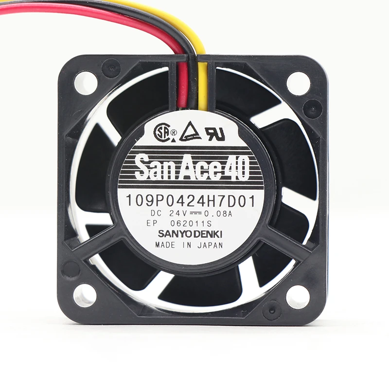 109P0424H7D01 | Sanyo Denki 24VDC 1.92W DC Axial Fan for UPS, server and telecom equipment cooling