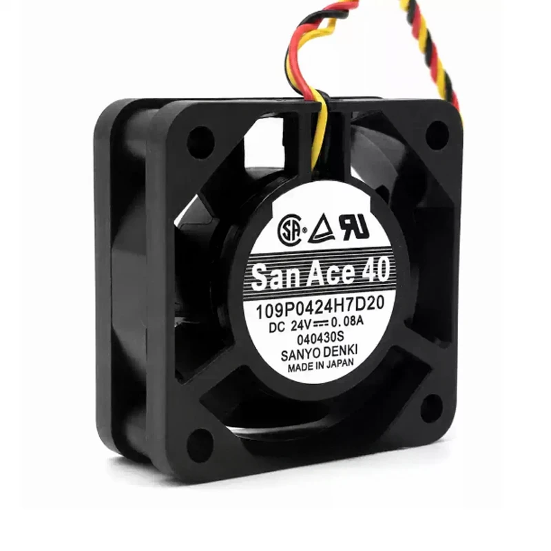 109P0424H7D20 | Sanyo Denki 24VDC DC Axial Fan for UPS, server and telecom equipment cooling