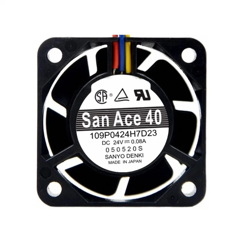 109P0424H7D23 | Sanyo Denki 24VDC DC Axial Fan for UPS, server and telecom equipment cooling