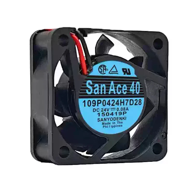 109P0424H7D28 | Sanyo Denki 24VDC DC Axial Fan for UPS, server and telecom equipment cooling