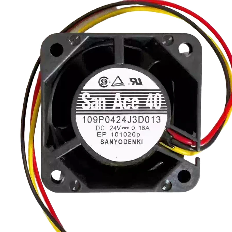 109P0424J3D013 | Sanyo Denki 24VDC 4.32W DC Axial Fan for UPS, server and telecom equipment cooling