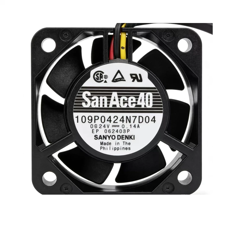 109P0424N7D04 | Sanyo Denki 24VDC DC Axial Fan for UPS, server and telecom equipment cooling