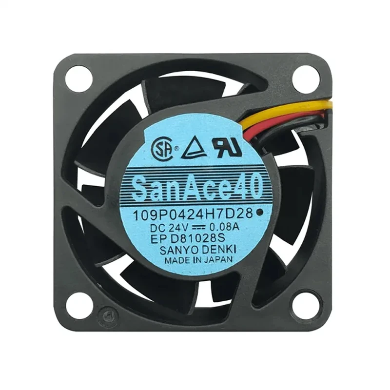 109P042H7D28 | Sanyo Denki 24VDC DC Axial Fan for UPS, server and telecom equipment cooling