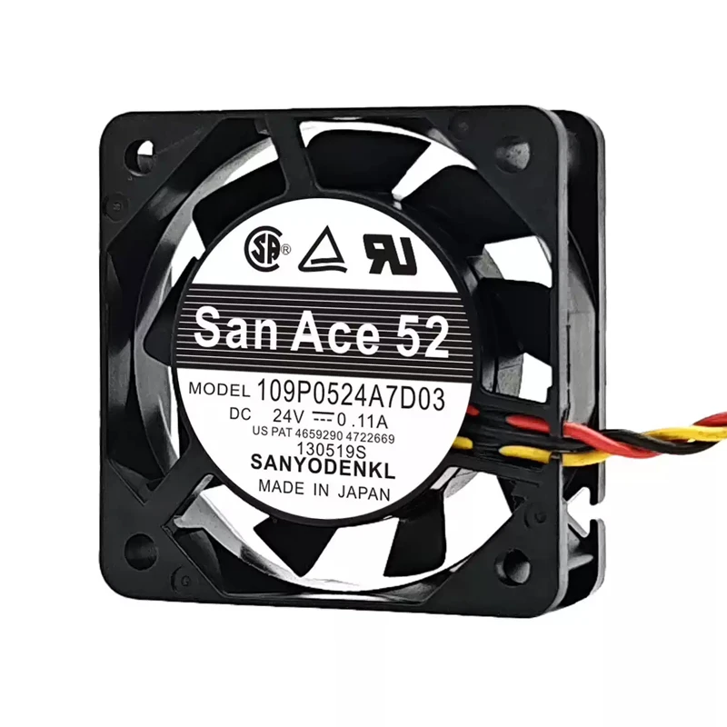 109P0524A7D03 | Sanyo Denki 24VDC DC Axial Fan for UPS, server and telecom equipment cooling