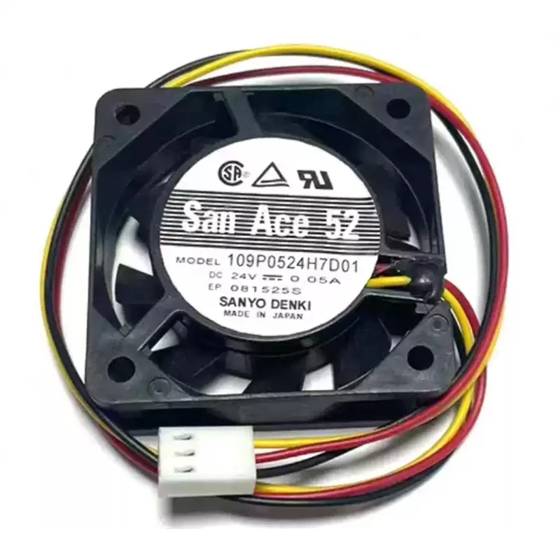 109P0524H7D01 | Sanyo Denki 24VDC 1.2W DC Axial Fan for UPS, server and telecom equipment cooling