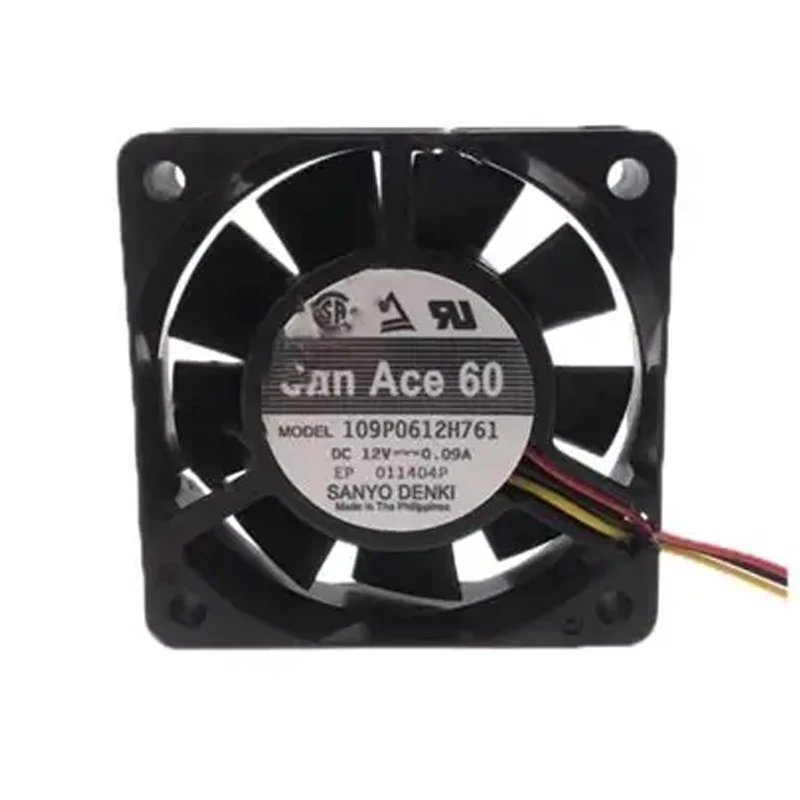 109P0612H761 | Sanyo Denki 12VDC DC Axial Fan for UPS, server and telecom equipment cooling