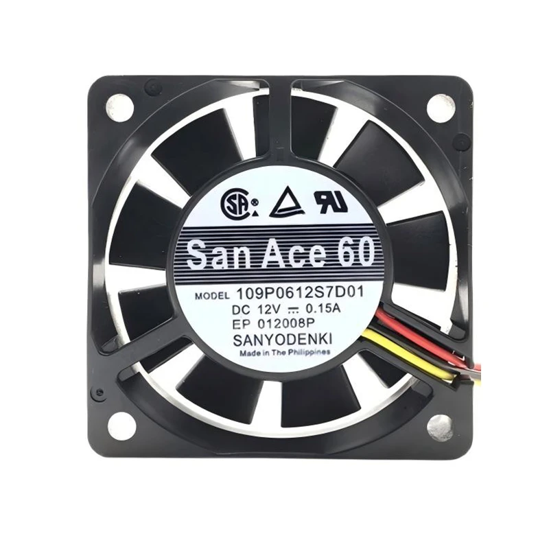 109P0612S7D01 | Sanyo Denki 12VDC 1.8W DC Axial Fan for UPS, server and telecom equipment cooling