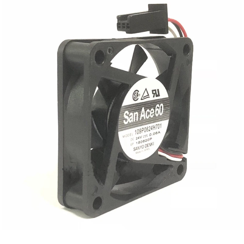 109P0624H701 | Sanyo Denki 24VDC 1.44W DC Axial Fan for UPS, server and telecom equipment cooling