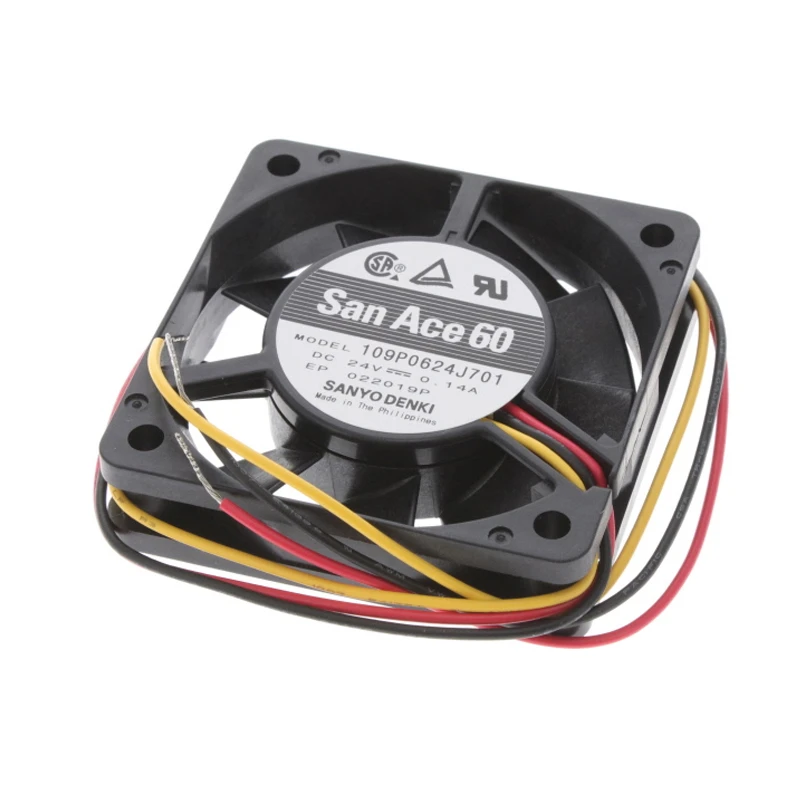 109P0624J701 | Sanyo Denki 24VDC 3.36W DC Axial Fan for UPS, server and telecom equipment cooling