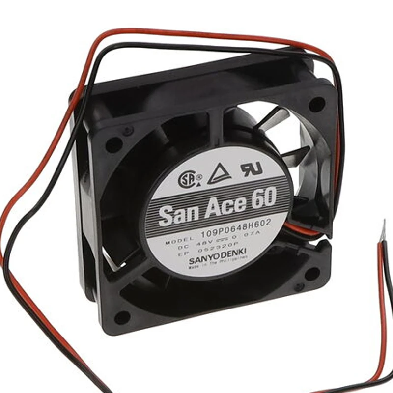 109P0648H602 | Sanyo Denki 48VDC 3.36W DC Axial Fan for UPS, server and telecom equipment cooling