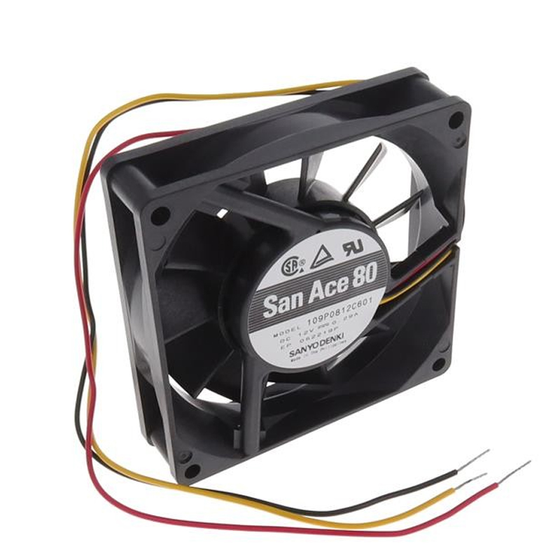 109P0812C601 | Sanyo Denki 12VDC 3.48W DC Axial Fan for UPS, server and telecom equipment cooling