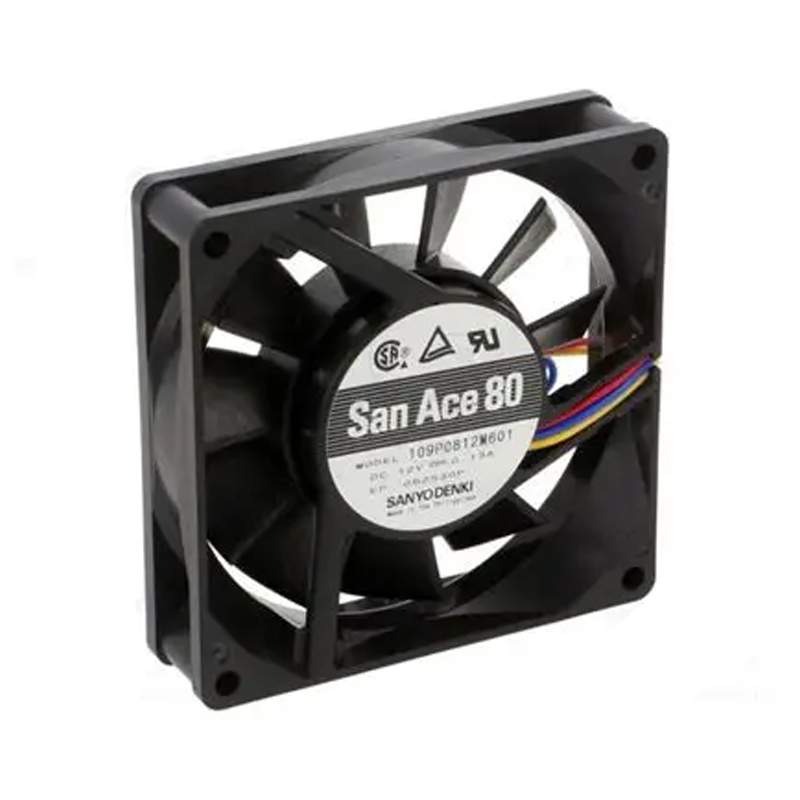 109P0812M601 | Sanyo Denki 12VDC 1.56W DC Axial Fan for UPS, server and telecom equipment cooling