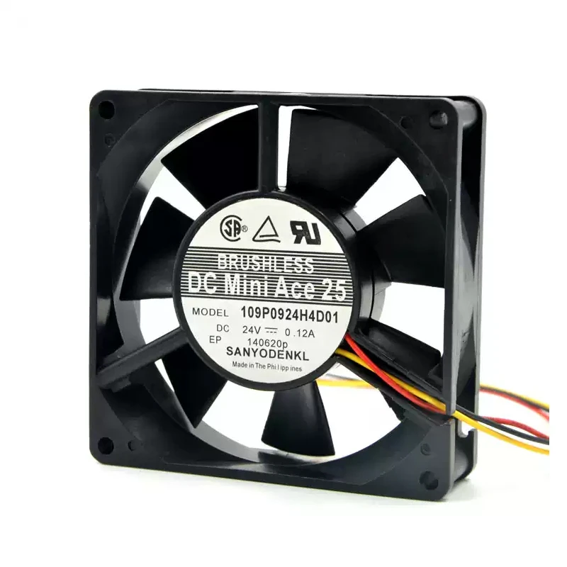 109P0924H4D01 | Sanyo Denki 24VDC DC Axial Fan for UPS, server and telecom equipment cooling