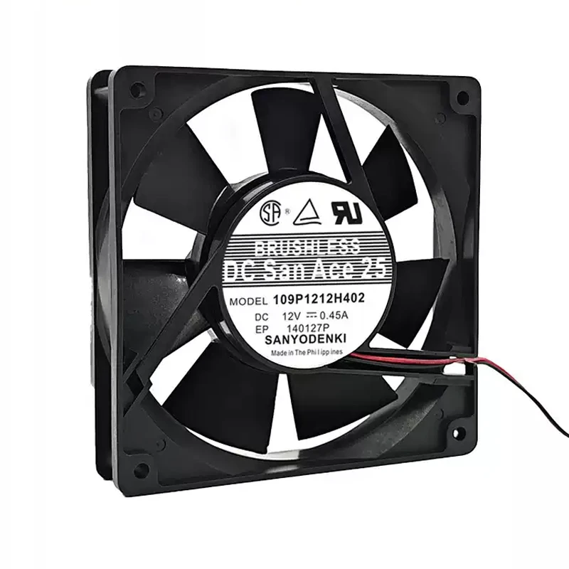 109P1212H402 | Sanyo Denki 12VDC DC Axial Fan for UPS, server and telecom equipment cooling