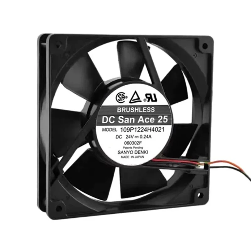 109P1224H4021 | Sanyo Denki 24VDC DC Axial Fan for UPS, server and telecom equipment cooling