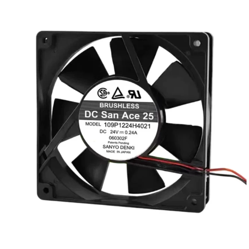 109P1224H4021 | Sanyo Denki 24VDC DC Axial Fan for UPS, server and telecom equipment cooling