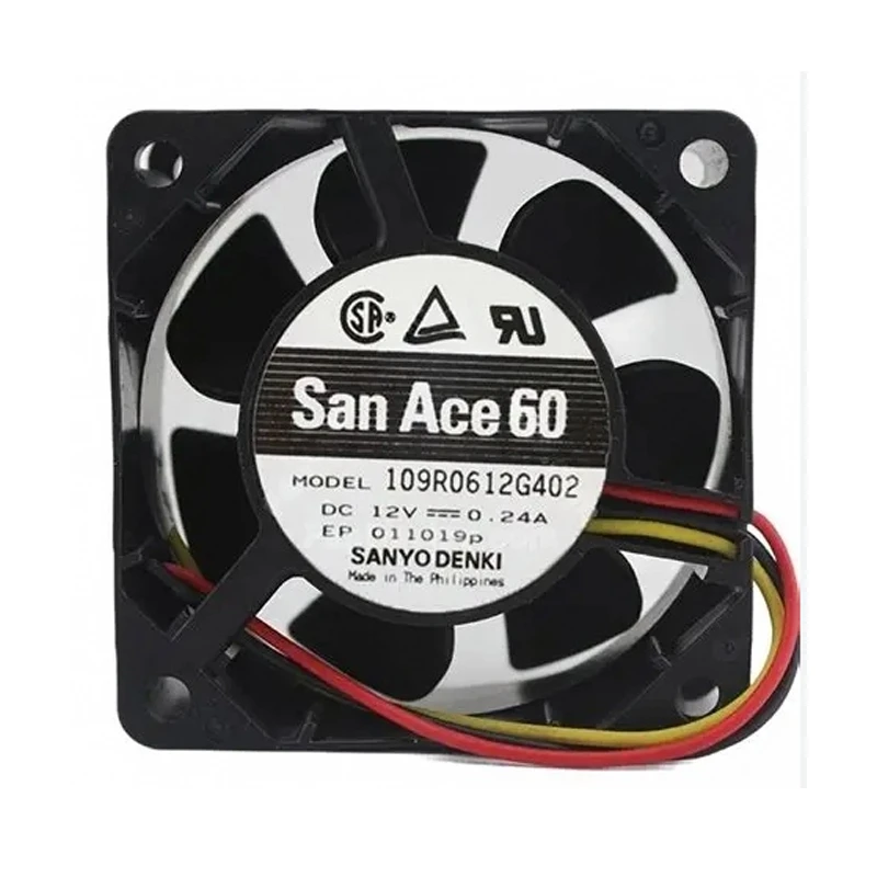 109R0612G402 | Sanyo Denki 12VDC 2.88W DC Axial Fan for UPS, server and telecom equipment cooling