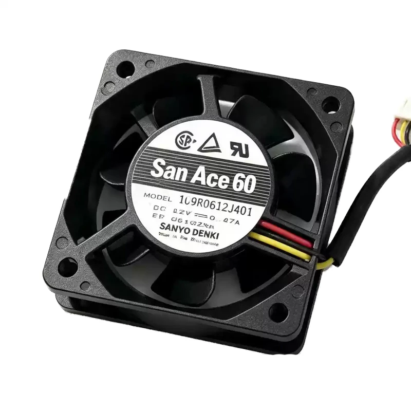 109R0612J401 | Sanyo Denki 12VDC 5.64W DC Axial Fan for UPS, server and telecom equipment cooling