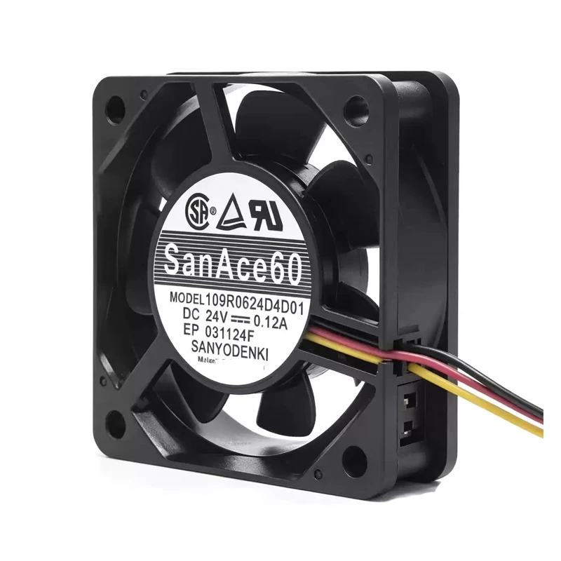 109R0624D4D01 | Sanyo Denki 24VDC 2.88W DC Axial Fan for UPS, server and telecom equipment cooling
