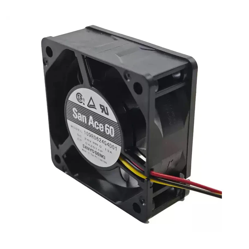 109R0624G4D01 | Sanyo Denki 24VDC 3.12W DC Axial Fan for UPS, server and telecom equipment cooling