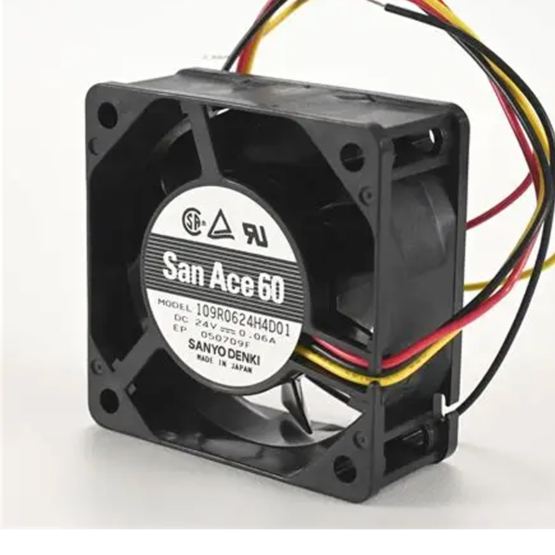 109R0624H4D01 | Sanyo Denki 24VDC 1.44W DC Axial Fan for UPS, server and telecom equipment cooling