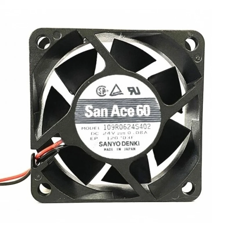 109R0624S402 | Sanyo Denki 24VDC 1.92W DC Axial Fan for UPS, server and telecom equipment cooling