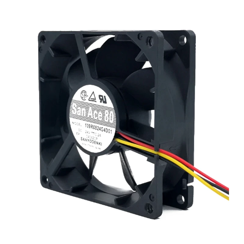 109R0824G4D01 | Sanyo Denki 24VDC 4.8W DC Axial Fan for UPS, server and telecom equipment cooling
