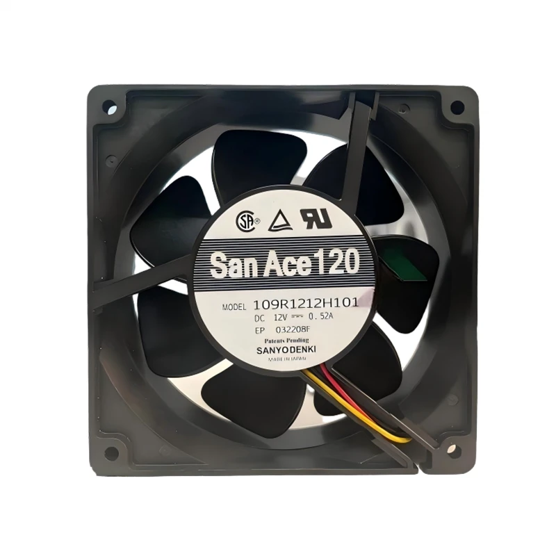 109R1212H101 | Sanyo Denki 12VDC DC Axial Fan for UPS, server and telecom equipment cooling